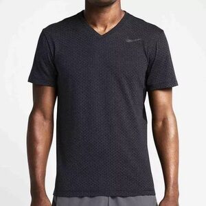 Nike Men's Pro Training DRI-FIT Running Short Sleeve Shirt - Large